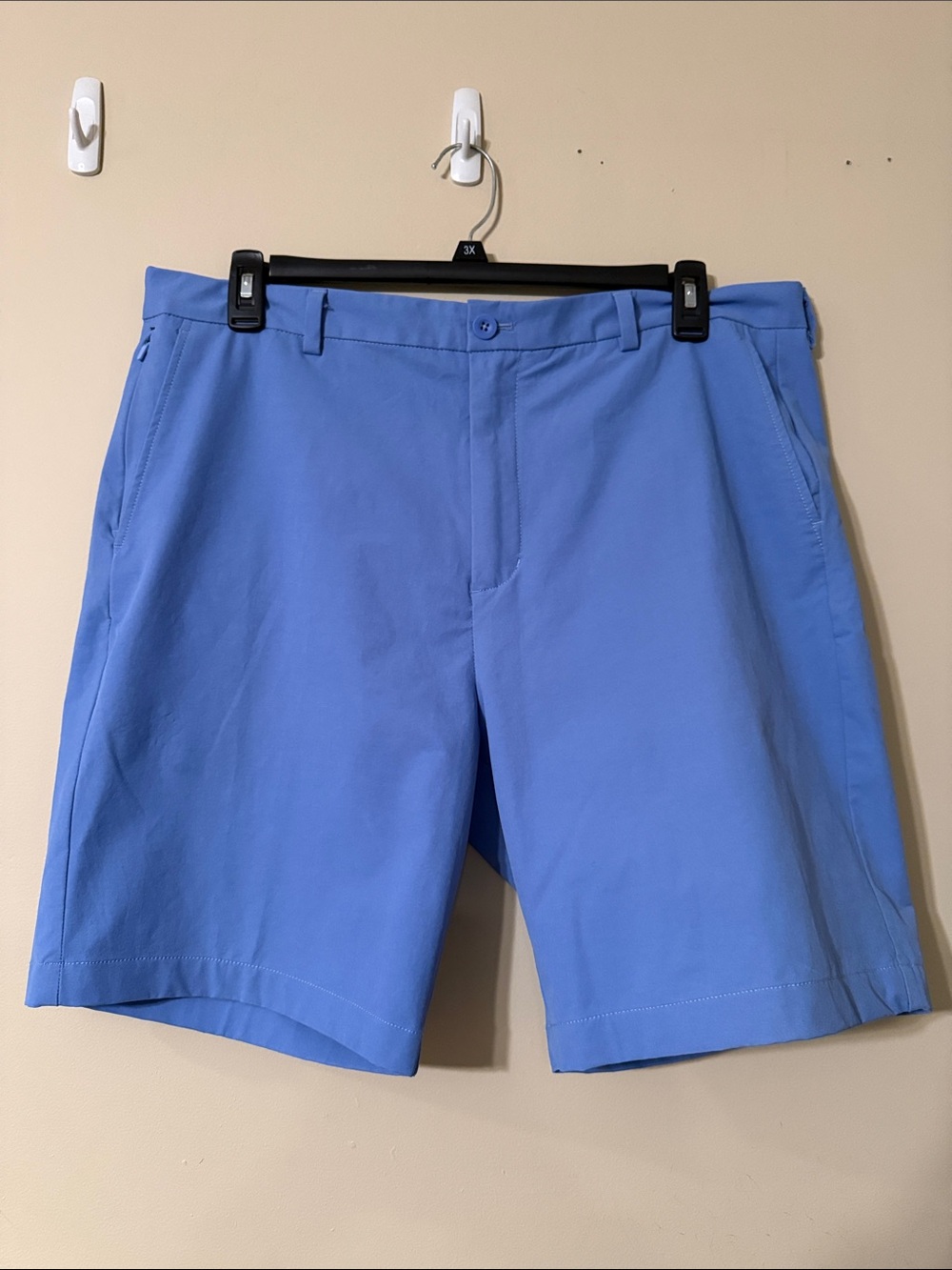 Vineyard Vines On-The-Go Periwinkle Blue Flat-Front Men's Shorts
